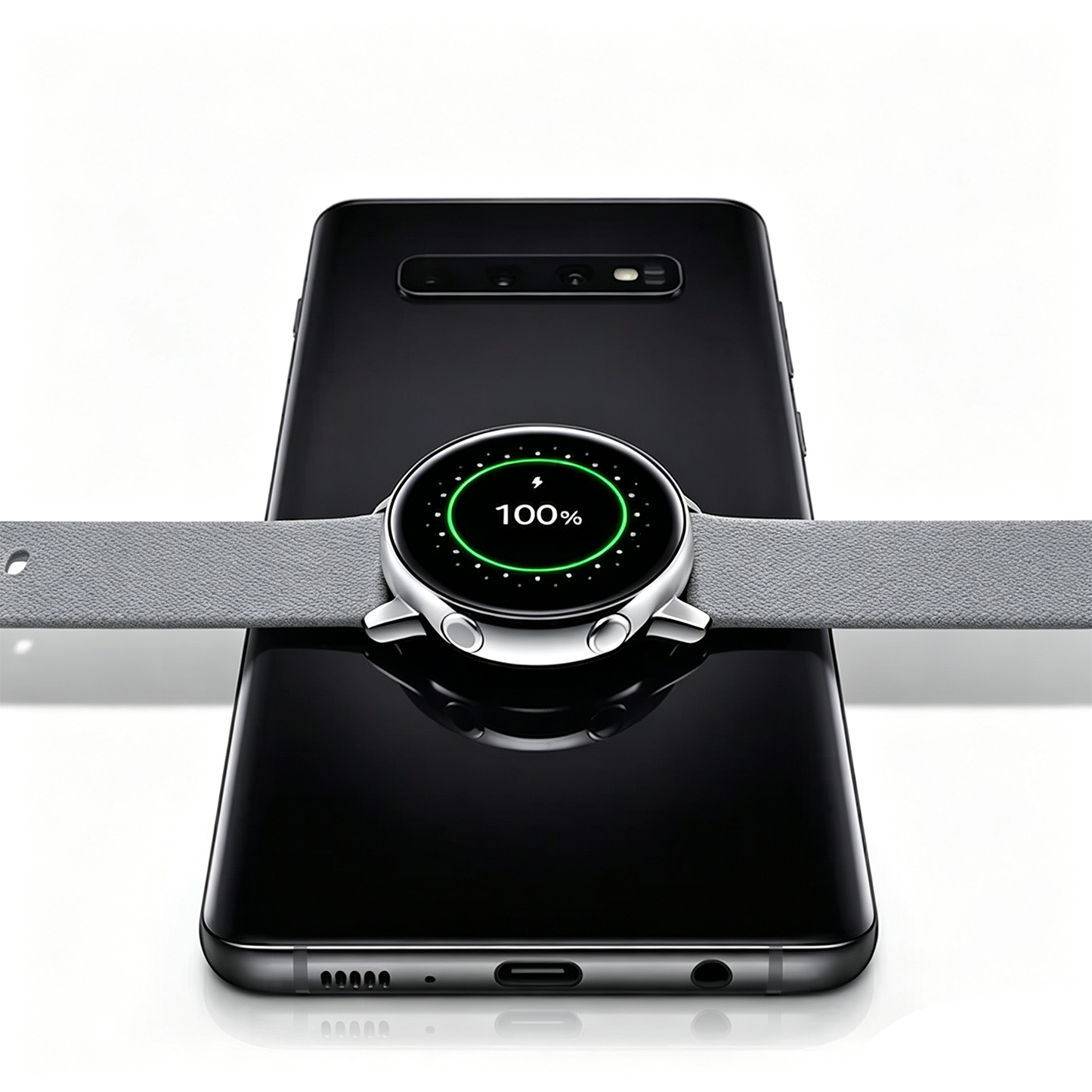 Montre connectée ronde 40 mm légère et élégante pour suivi d’activité