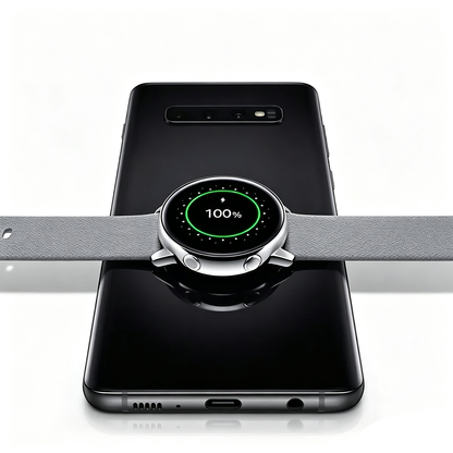 Montre connectée ronde 40 mm légère et élégante pour suivi d’activité