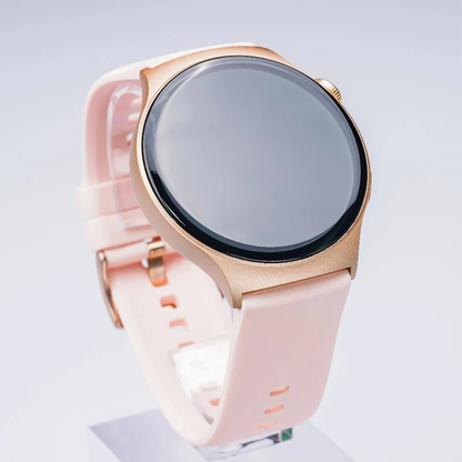Montre connectée ronde écran 1,46 pouces appel bluetooth charge sans fil